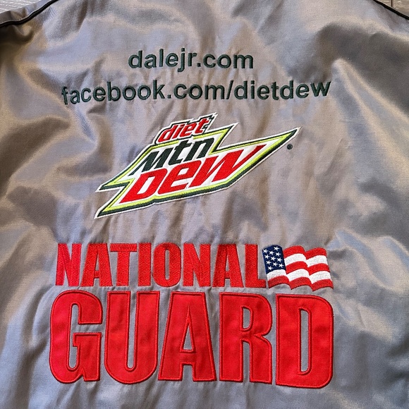 Rare Y2K Diet Mountain Dew Dale Earnhardt Jr. Nascar Chase Authentics Jacket - Picture 3 of 4